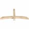 Ekena Millwork Bellingham Rough Sawn Timber Gable Bracket, Douglas Fir, 60"W x 30"H x 4"D x 4"F, 12/12 Pitch GBW060X30X0404BEL00RDF - alternate 3